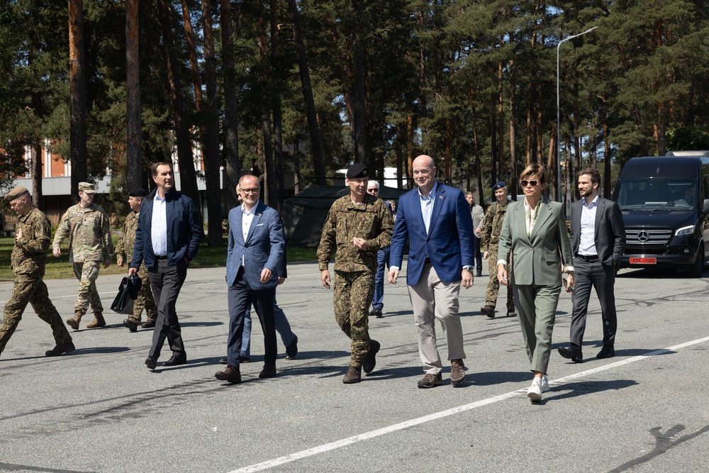 U.S. Ambassador to NATO Matthew G. Whitaker Visits Adazi