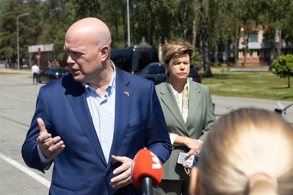 U.S. Ambassador to NATO Matthew G. Whitaker Visits Adazi