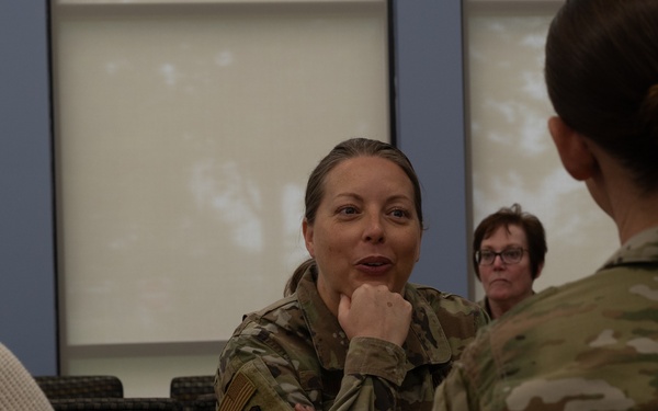 Quarterly Awards winners accept their award.