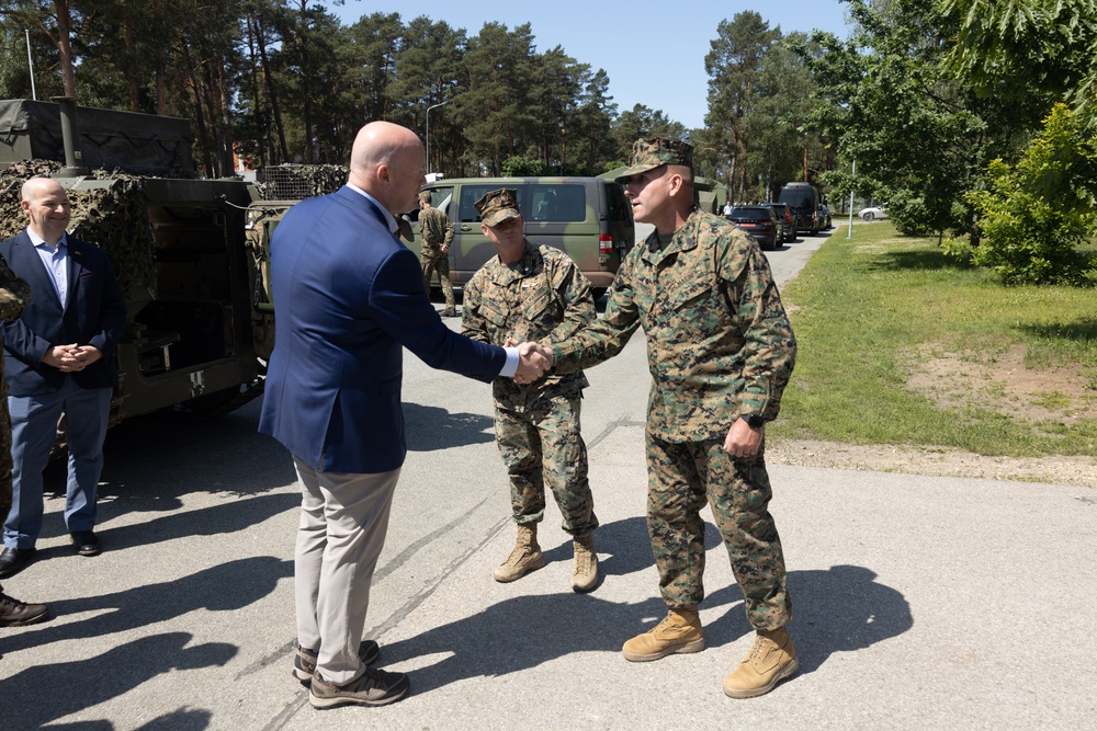 U.S. Ambassador to NATO Matthew G. Whitaker Visits Adazi