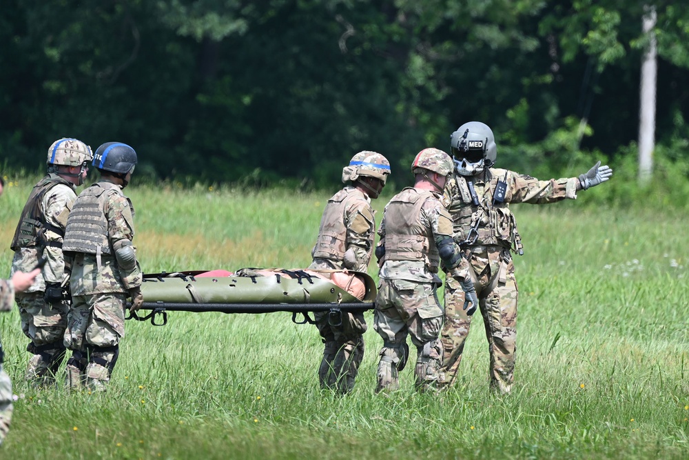 Joint Base McGuire-Dix-Lakehurst – Combat Lifesaver Course CLS 25-014 MEDEVAC Training. 12 June 2025