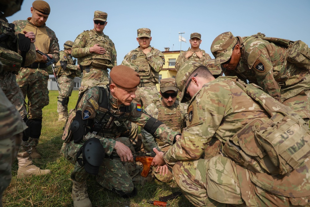 U.S. Army Soldiers exchange skills in Romanian shooting competition