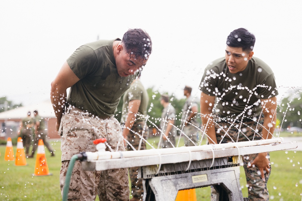 H&amp;S Bn Area Guard Force OC Spray Training