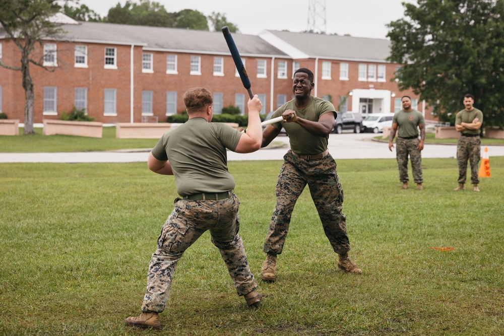H&amp;S Bn Area Guard Force OC Spray Training