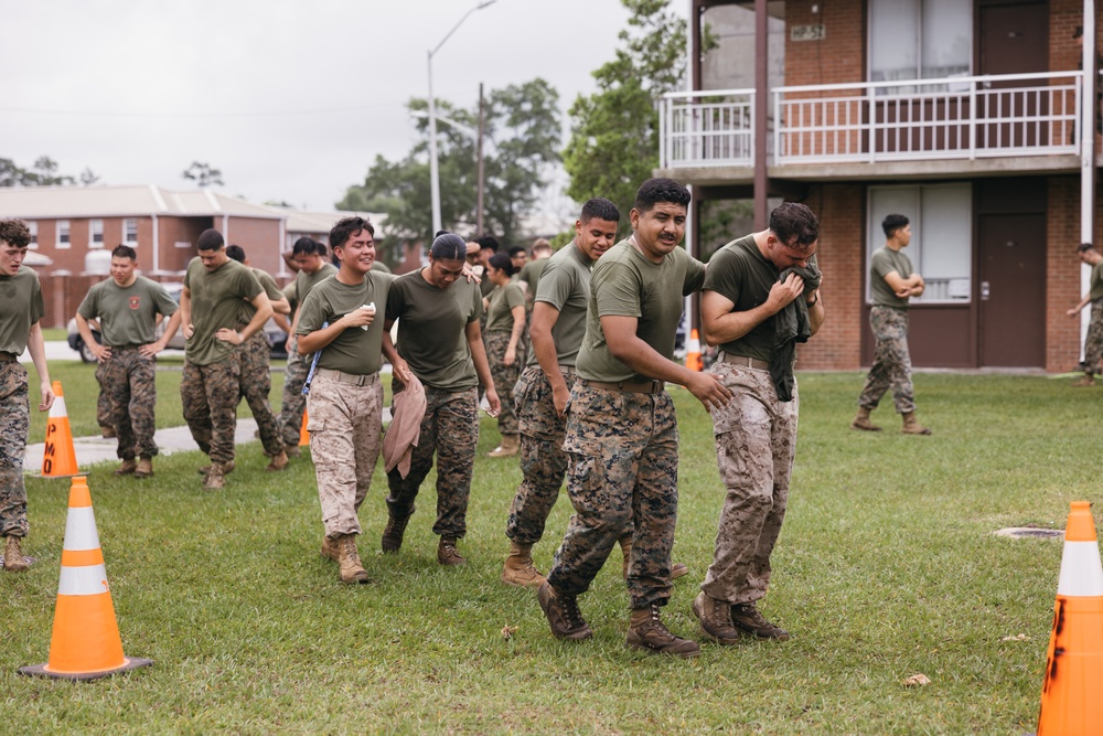 H&amp;S Bn Area Guard Force OC Spray Training