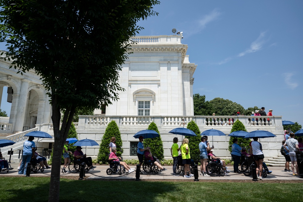 All-Female Veteran Honor Flight Visits Arlington National Cemetery