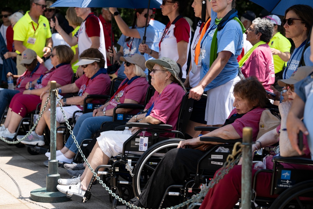 All-Female Veteran Honor Flight Visits Arlington National Cemetery