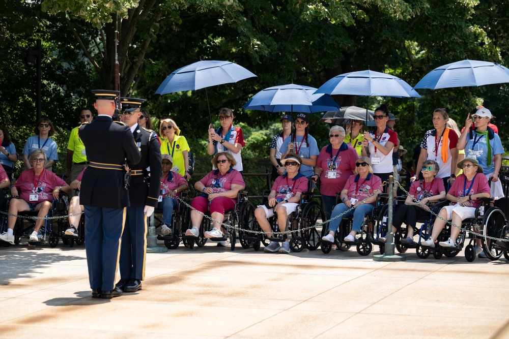 All-Female Veteran Honor Flight Visits Arlington National Cemetery