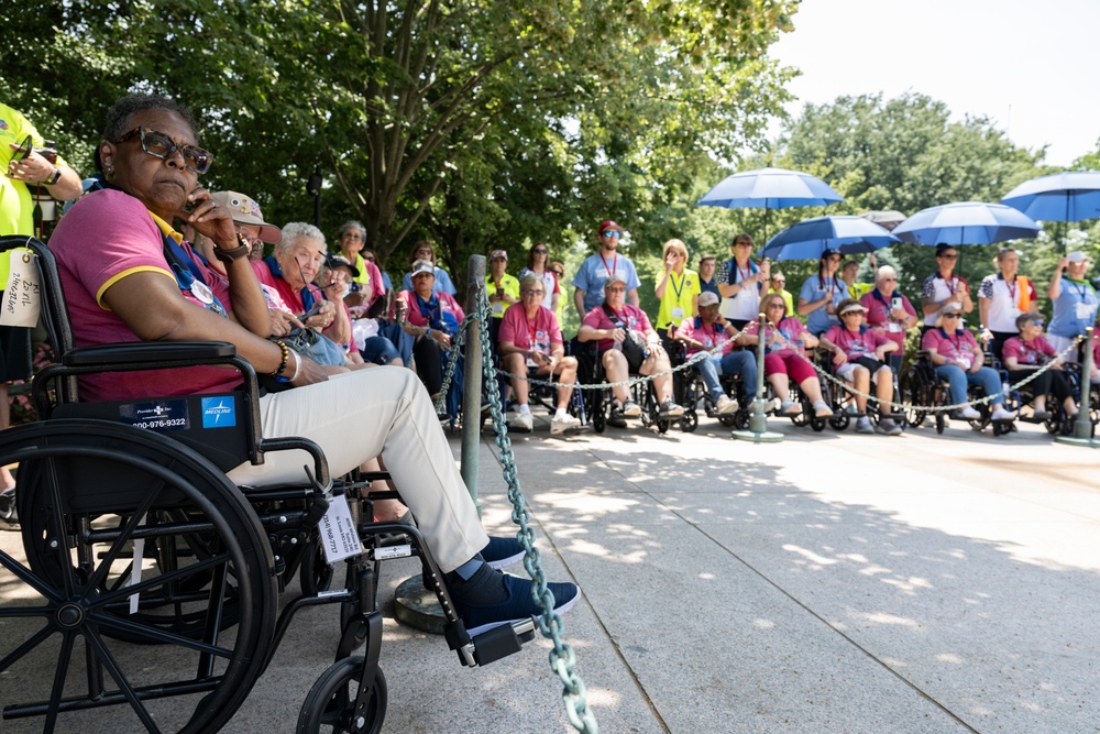 All-Female Veteran Honor Flight Visits Arlington National Cemetery
