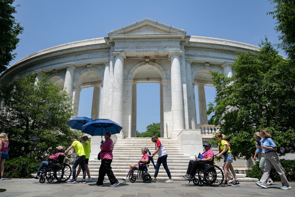 All-Female Veteran Honor Flight Visits Arlington National Cemetery