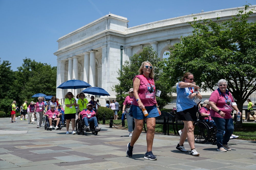 All-Female Veteran Honor Flight Visits Arlington National Cemetery