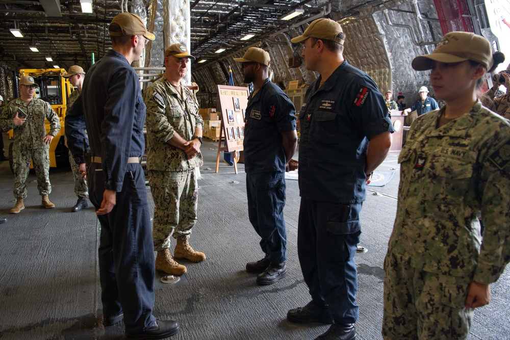 SWOBOSS Visits USS Gabrielle Giffords