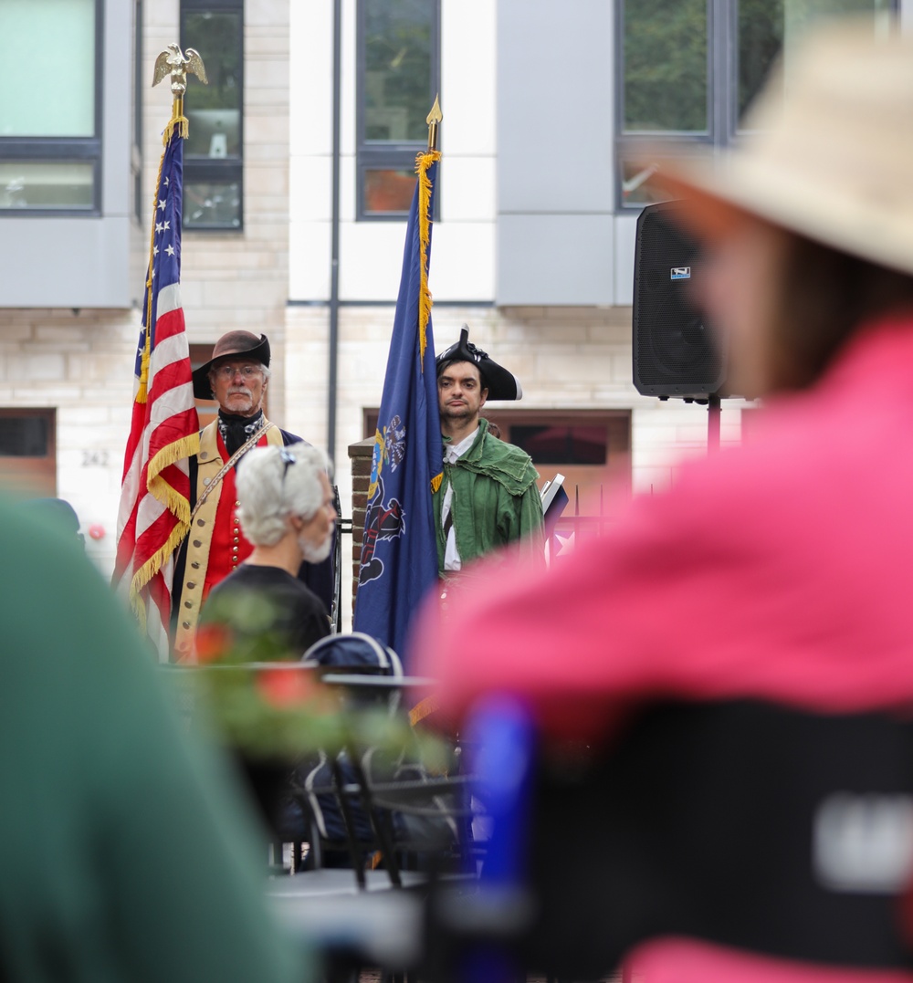 Army Reserve general honors ‘Old Glory’ at U.S. Flag’s birthplace