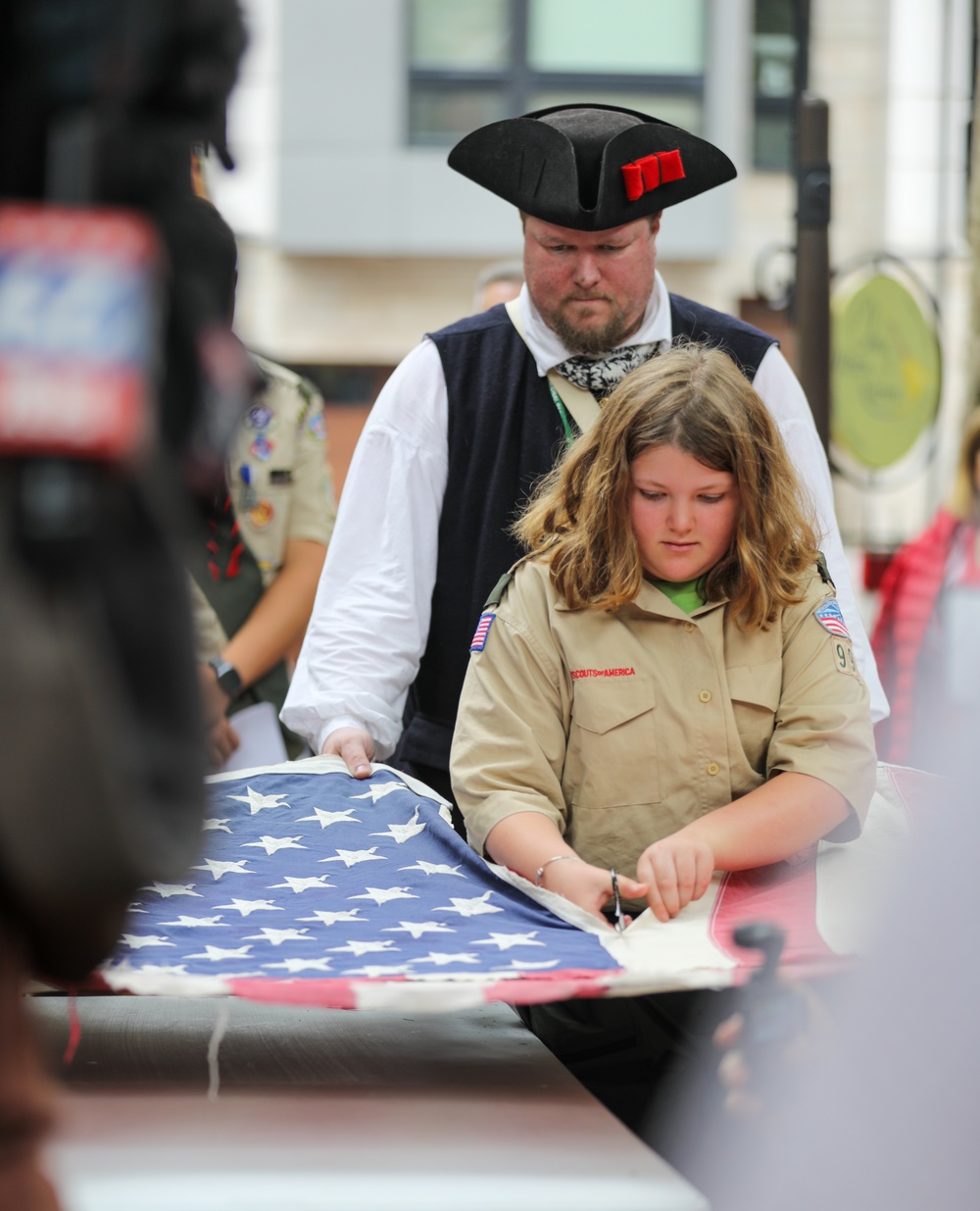 Army Reserve general honors ‘Old Glory’ at U.S. Flag’s birthplace