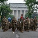 42nd Infantry Division Band parades for 250th Army Birthday in D.C.