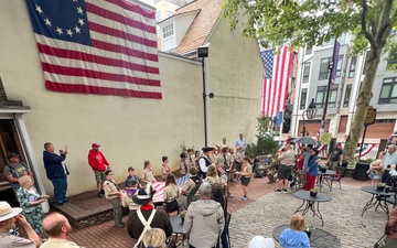 Army Reserve general honors ‘Old Glory’ at U.S. Flag’s birthplace