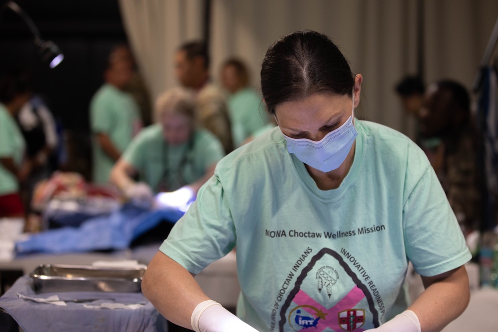Army Reserve Unit conducts inaugural Innovative Readiness Training for the MOWA Choctaw Community