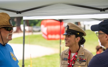 USS John C. Stennis (CVN 74) CMC attends Toys for Tots event