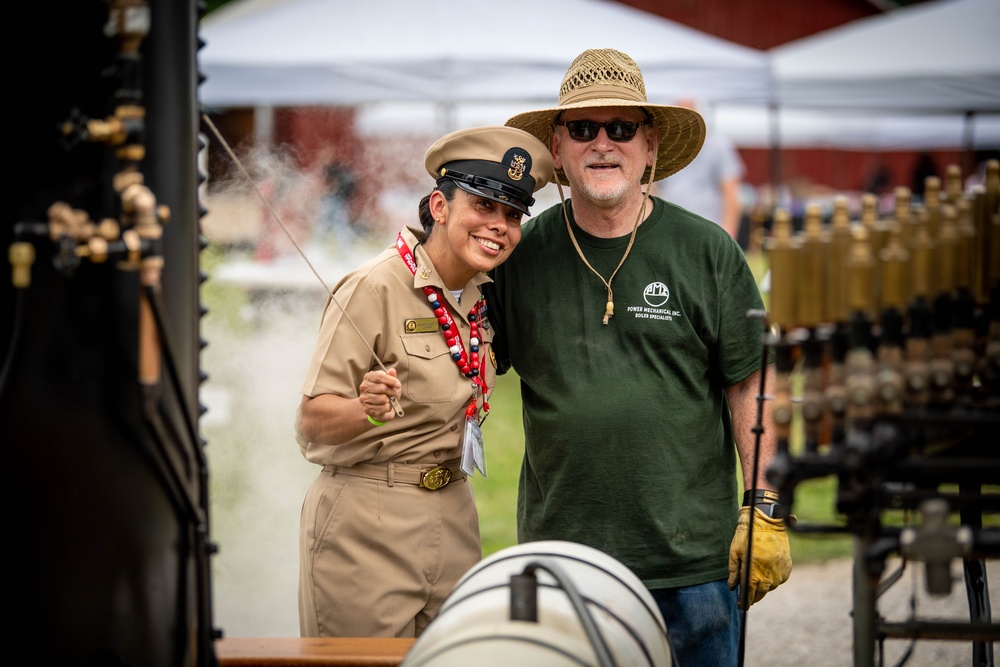 USS John C. Stennis (CVN 74) CMC attend Toys for Tots event