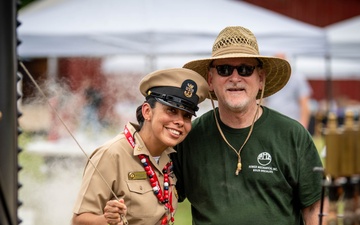 USS John C. Stennis (CVN 74) CMC attend Toys for Tots event