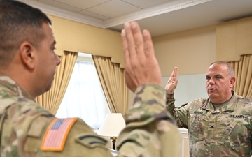 Oath of Office Delivered to the D.C. National Guard Command Chaplain 