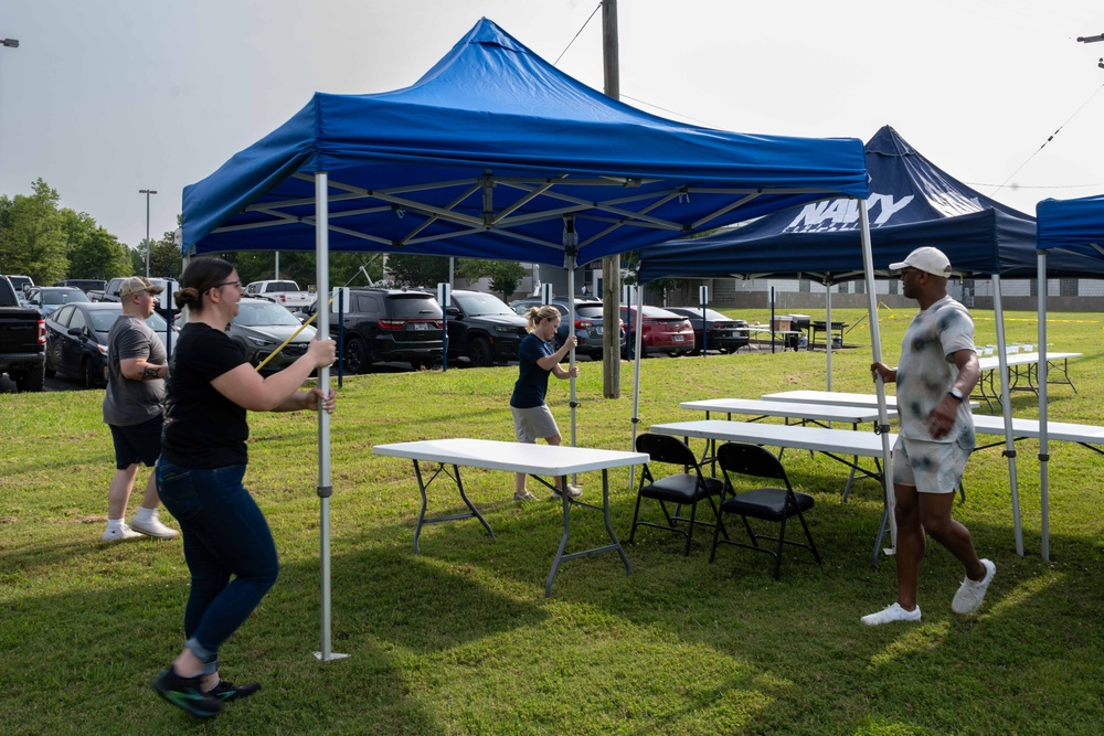 CNRC sets up for a Command Picnic