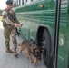Cleared and ready: Buses arrive at Andrews for Army anniversary support