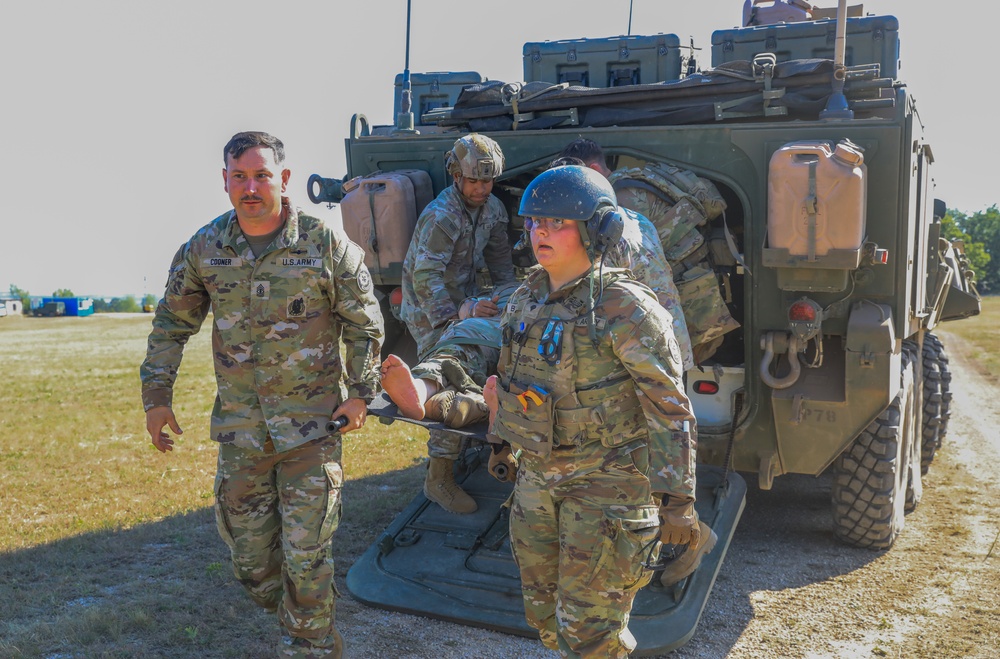 Hot Loading Training for 2CR medics during Saber Guardian 25