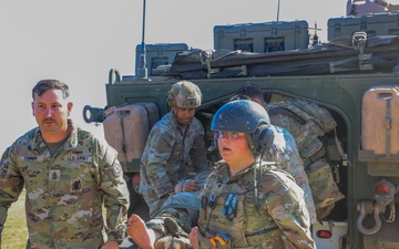 Hot Loading Training for 2CR medics during Saber Guardian 25