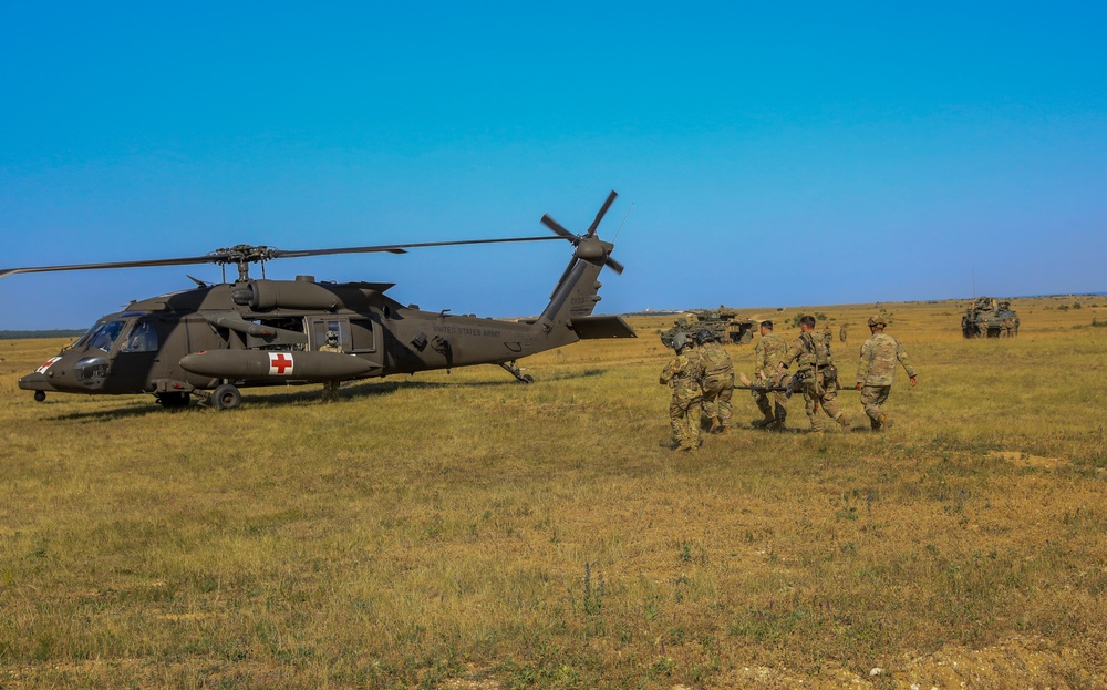 Hot Loading Training for 2CR medics during Saber Guardian 25