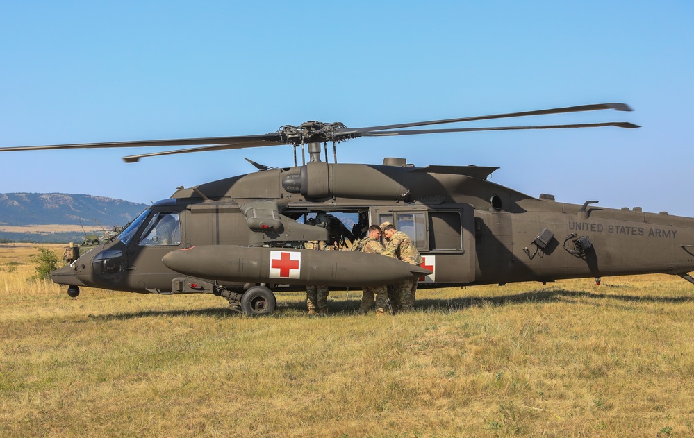 Hot Loading Training for 2CR medics during Saber Guardian 25
