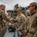 Lt. Gen. Charles Costanza visits Soldiers in Hungary during Saber Guardian 25