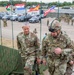 Lt. Gen. Charles Costanza visits Soldiers in Hungary during Saber Guardian 25