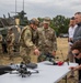 Lt. Gen. Charles Costanza visits Soldiers in Hungary during Saber Guardian 25