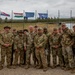 Lt. Gen. Charles Costanza visits Soldiers in Hungary during Saber Guardian 25