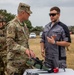 Lt. Gen. Charles Costanza visits Soldiers in Hungary during Saber Guardian 25