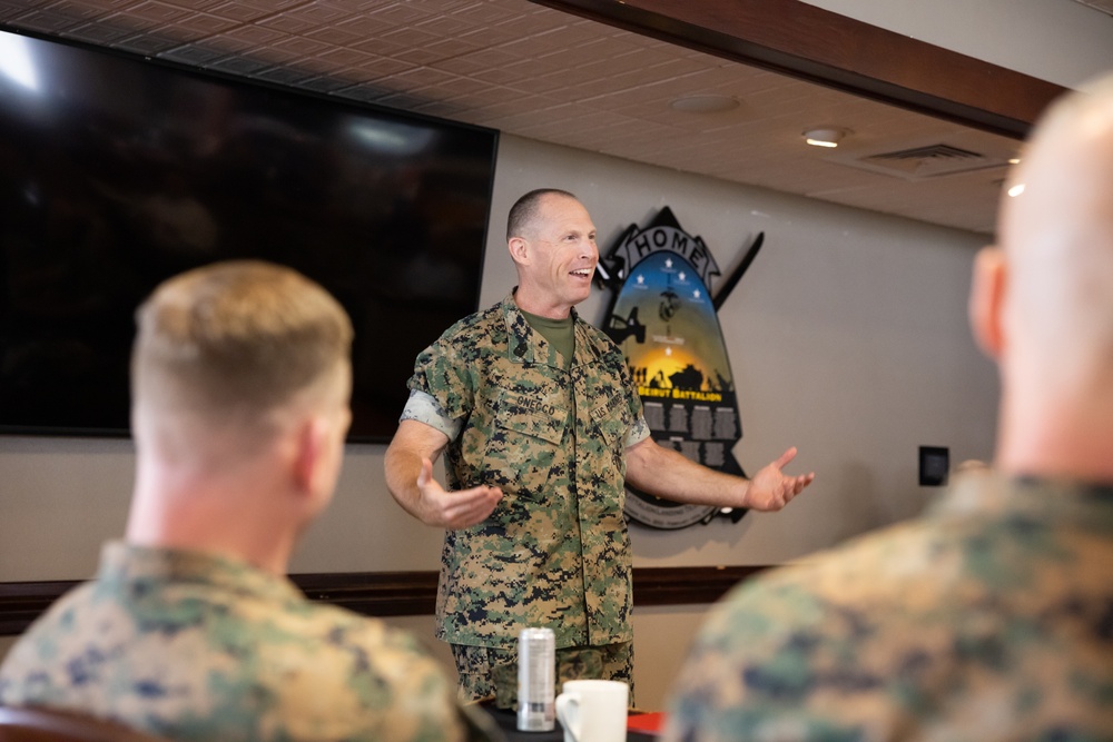 SgtMaj Gnecco Awarded Legion of Merit for Excellence in Service to MCIEAST