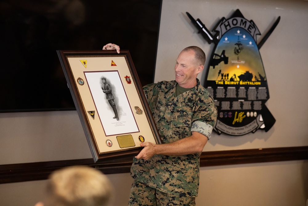 SgtMaj Gnecco Awarded Legion of Merit for Excellence in Service to MCIEAST