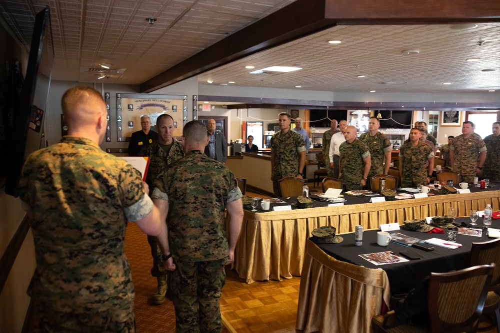 SgtMaj Gnecco Awarded Legion of Merit for Excellence in Service to MCIEAST