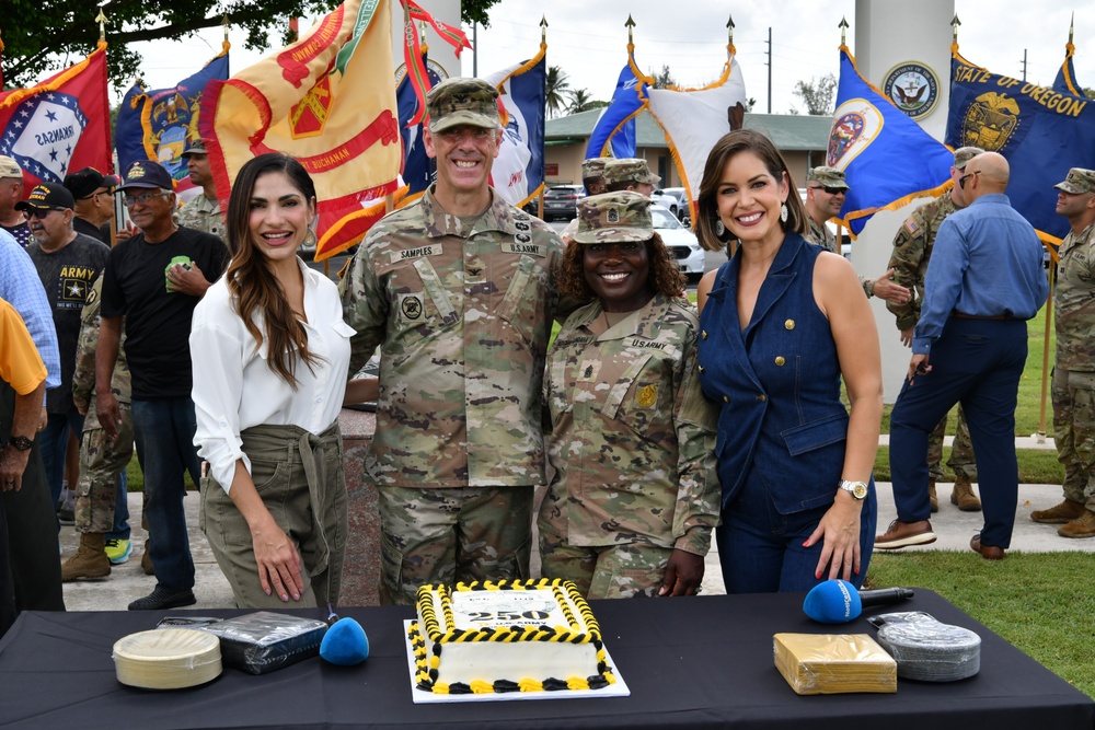 Fort Buchanan Celebrates 250th Army Birthday with Live TV Show Transmission from the Installation