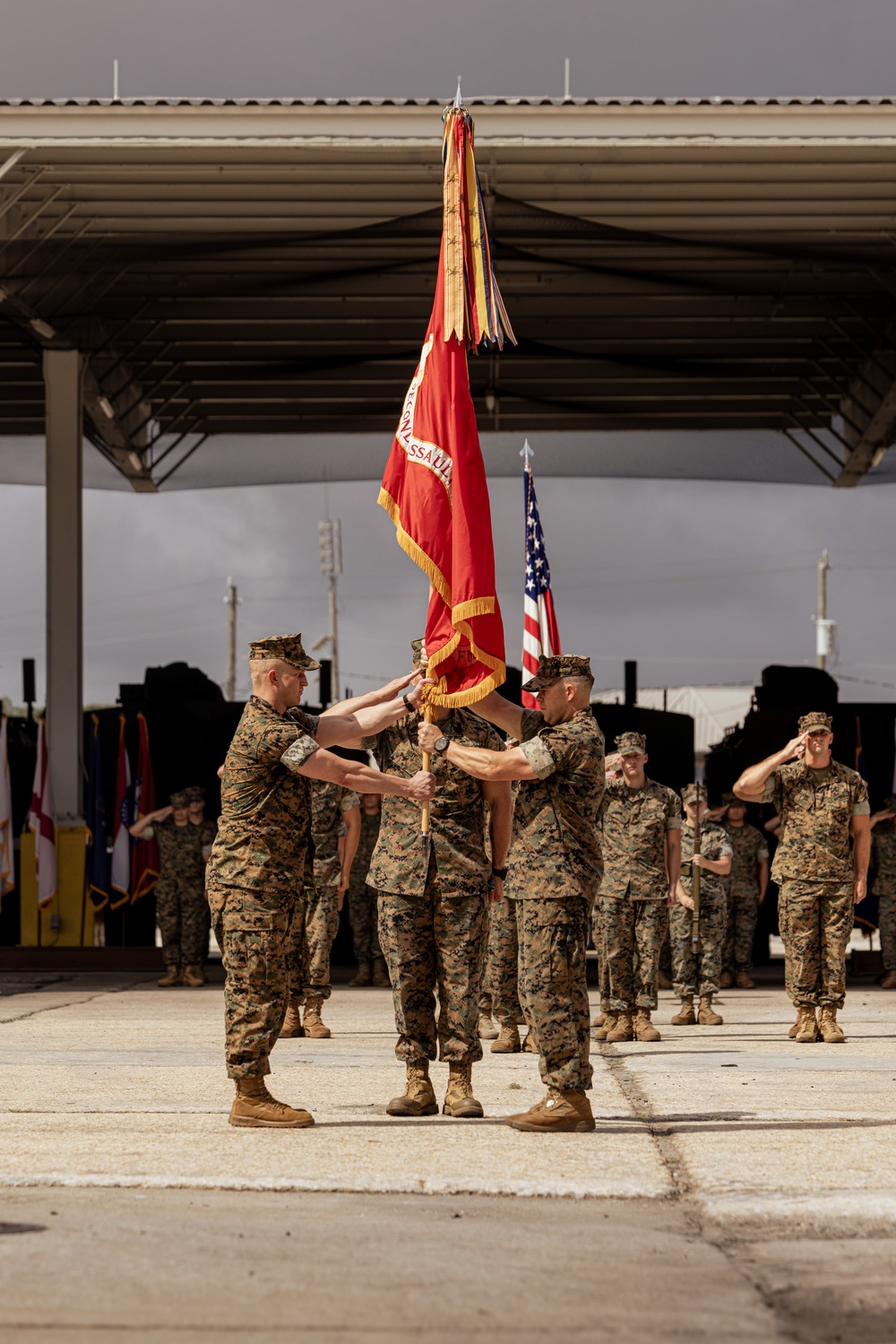 2d AA Bn Change of Command Ceremony