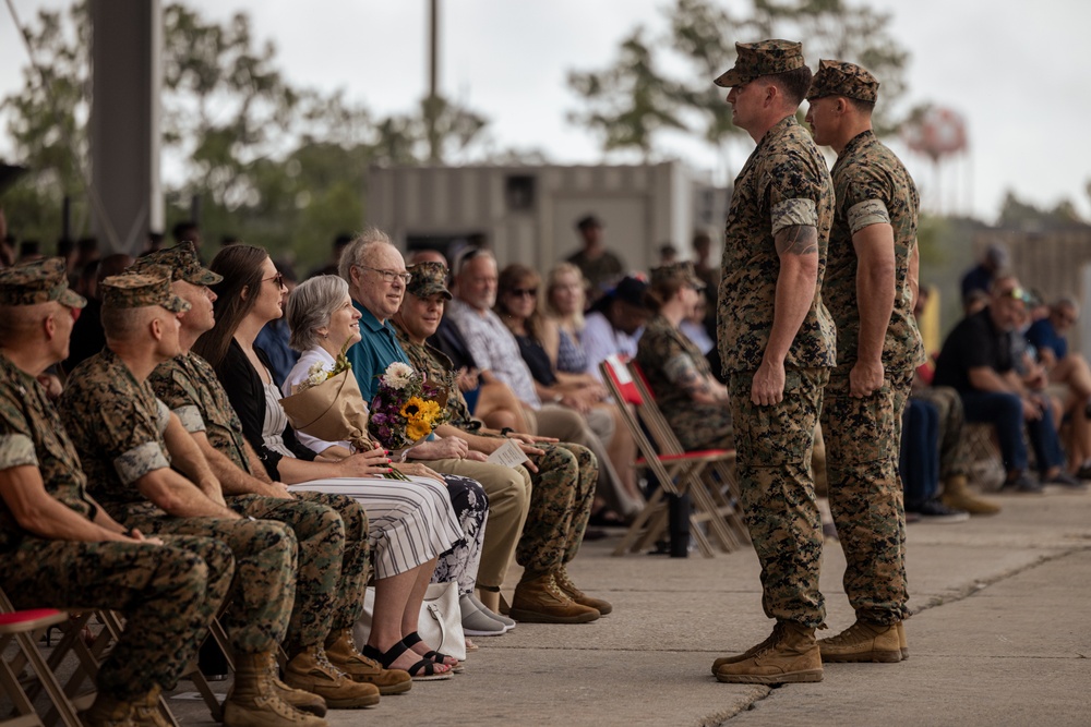 2d AA Bn Change of Command Ceremony