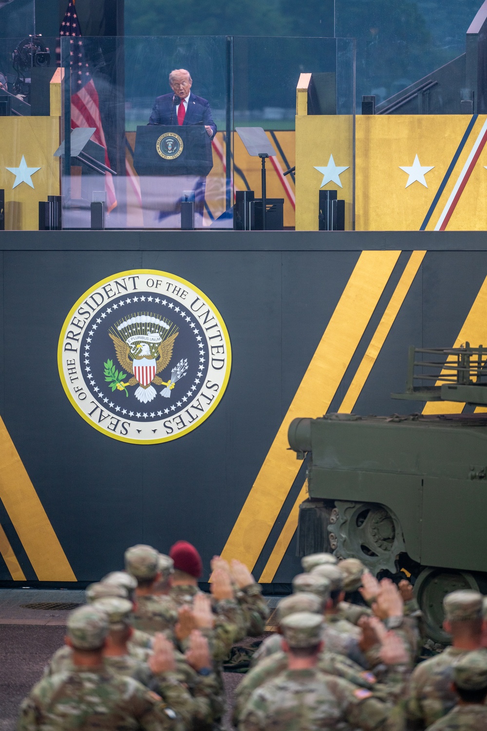 President Trump Administers Oath of Enlistment