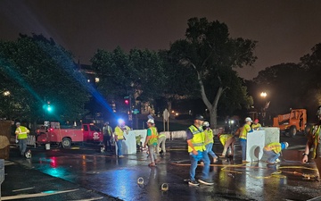 U.S. Army Corps of Engineers begins removal of protective roadway plates, assessments of damage mitigation plan