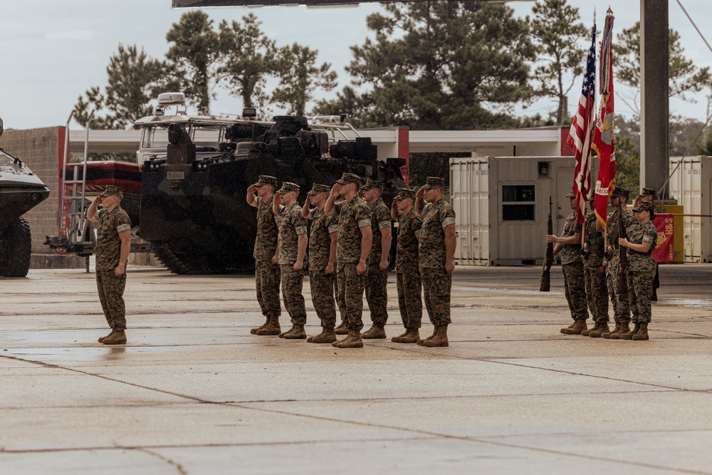 2d AA Bn Sundown Ceremony