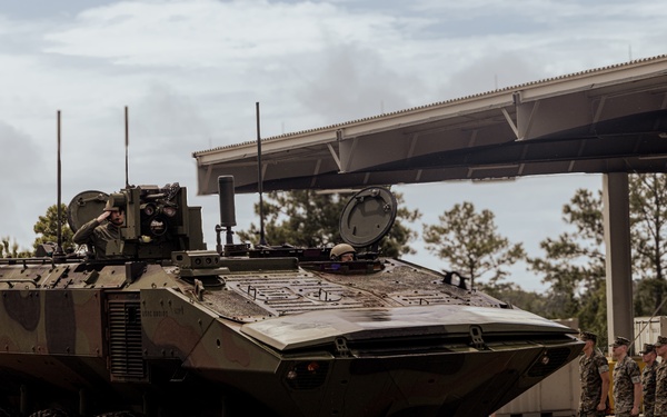 2d AA Bn Sundown Ceremony