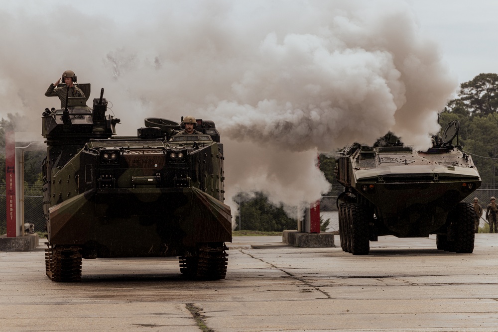 2d AA Bn Sundown Ceremony