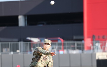 Chicago Dogs honor Army Reserve officer during the Army’s 250th Birthday