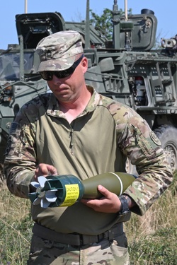 Saber Guardian 25: 2CR Mortar Live Fire Exercise Preparation [Image 1 of 10]