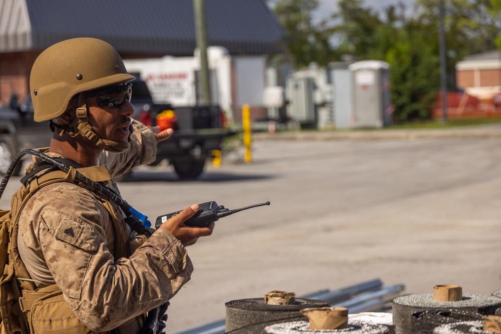 U.S. Marines with MCCSSS participate in Exercise Montford Shield